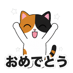 うごく みけねこ